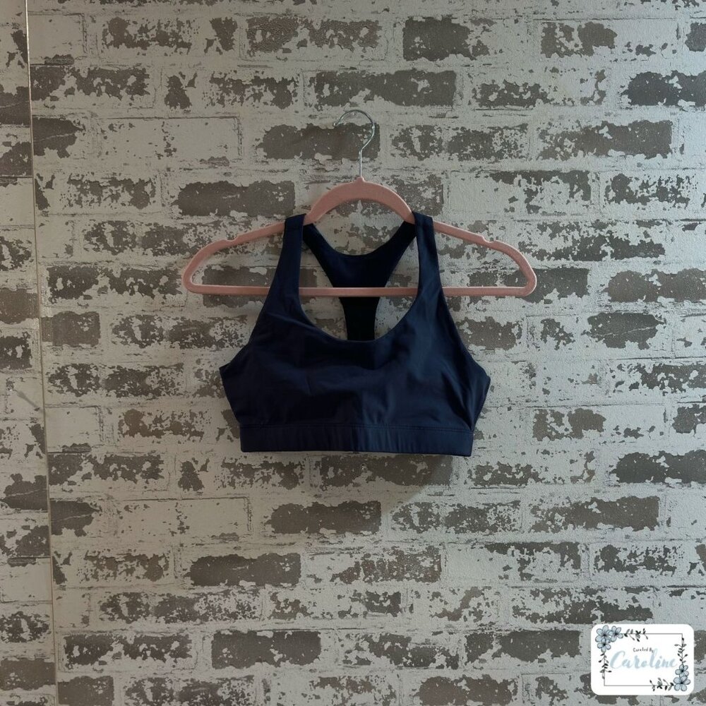 Outdoor Voices All Time Bra in Navy